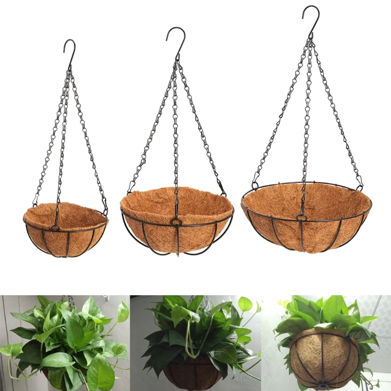2022 New Hanging Coconut Vegetable Flower Pot Basket Liners Planter Garden Decor Iron Art
2022 New Hanging Coconut Vegetable Flower Pot Basket Liners Planter Garden Decor Iron Art