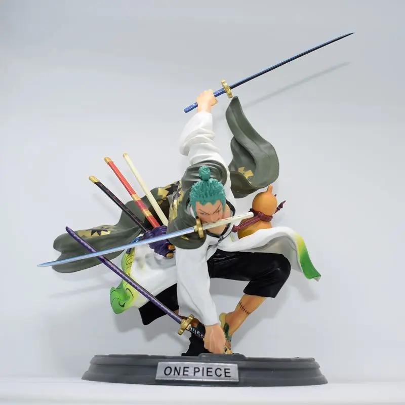 One Piece The Kingdom GK Zoro 3 Knives Action Figure Battle Scene Model Toy Collectible Anime Figure Dolls Ornament Fans Gift
One Piece The Kingdom GK Zoro 3 Knives Action Figure Battle Scene Model Toy Collectible Anime Figure Dolls Ornament Fans Gift