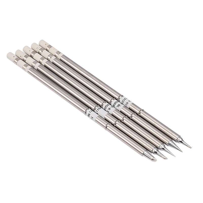 5Pcs/Lot Series Soldering Iron Tips for HAKKO T12 Handle DIY Kits LED Vibration Switch Temperature Controller FX951 FX-952
5Pcs/Lot Series Soldering Iron Tips for HAKKO T12 Handle DIY Kits LED Vibration Switch Temperature Controller FX951 FX-952