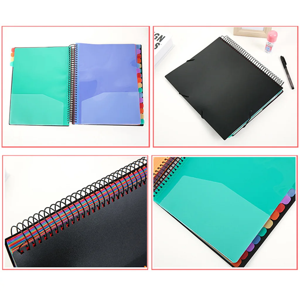 Odorless Waterproof Rainbow Color 32 Pages Classification File Folder Storage Document Bag Business Portfolio Office Supplies
Odorless Waterproof Rainbow Color 32 Pages Classification File Folder Storage Document Bag Business Portfolio Office Supplies
