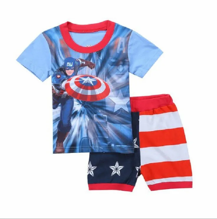 Summer Cotton Children Kids Clothes Boys Baby Pijama Pyjama Garcon Captain Cartoon 2-7y
Summer Cotton Children Kids Clothes Boys Baby Pijama Pyjama Garcon Captain Cartoon 2-7y