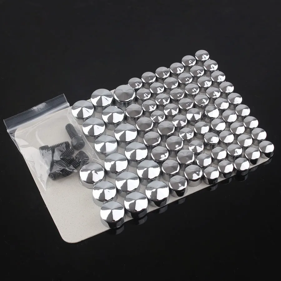 Motorcycle Black Chrome Bolt Screw Topper Cap Cover Decorative Cover For Harley Touring FLT FLH 2007-2015 Models
Motorcycle Black Chrome Bolt Screw Topper Cap Cover Decorative Cover For Harley Touring FLT FLH 2007-2015 Models