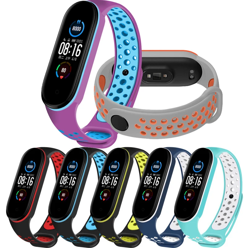 Strap for Xiaomi Mi Band 5 Silicone Anti-sweat Replacement Wrist Strap for MiBand3/4Porous Sports Bracelet Wristband Accessories
Strap for Xiaomi Mi Band 5 Silicone Anti-sweat Replacement Wrist Strap for MiBand3/4Porous Sports Bracelet Wristband Accessories