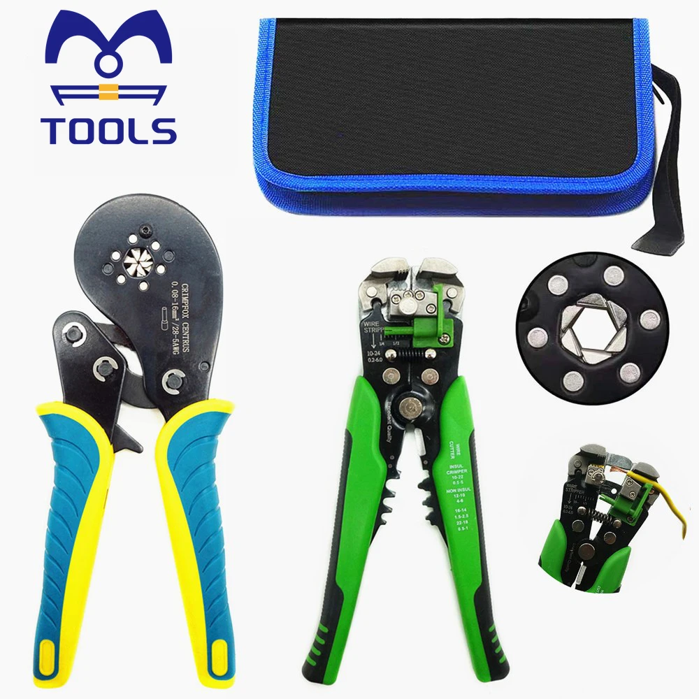 Electrical Clamps Mini Pliers Precision Set Tubular Terminal Crimping Tools New16-6 High Precision Jaws AWG28-5=0.08-16mm2 
Electrical Clamps Mini Pliers Precision Set Tubular Terminal Crimping Tools New16-6 High Precision Jaws AWG28-5=0.08-16mm2