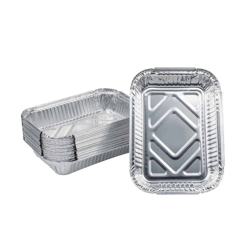 30PCS 850ML Disposable Aluminum Foil Pans with Lids BBQ Baking Tray Food Containers for Commercial Household Kitchen Tableware
30PCS 850ML Disposable Aluminum Foil Pans with Lids BBQ Baking Tray Food Containers for Commercial Household Kitchen Tableware