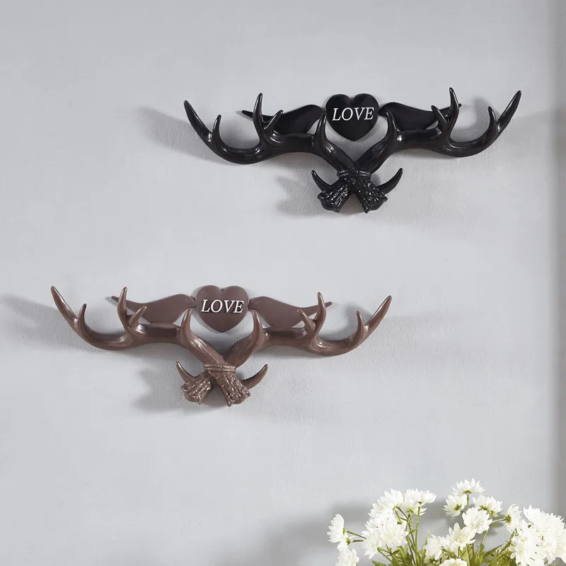 European-style antler wall hanging Decorative hook, Portable hook up, Home living room bathroom office clothes hat bag key hook
European-style antler wall hanging Decorative hook, Portable hook up, Home living room bathroom office clothes hat bag key hook