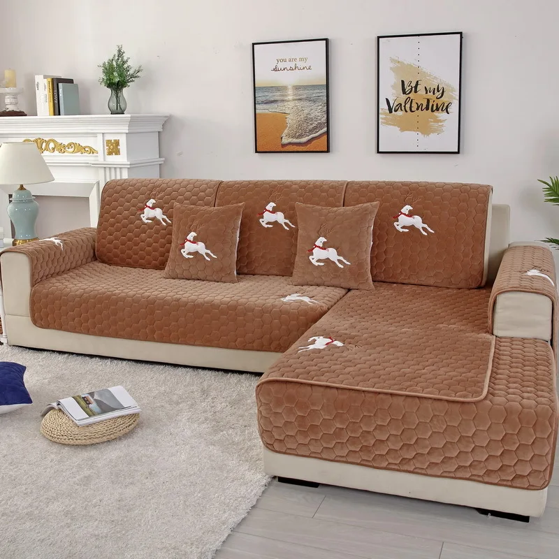 Высококачественное плюшевое покрывало для дивана, домашнее секционное покрывало для дивана, пылезащитные Нескользящие диванные подушки д... 
Высококачественное плюшевое покрывало для дивана, домашнее секционное покрывало для дивана, пылезащитные Нескользящие диванные подушки д...