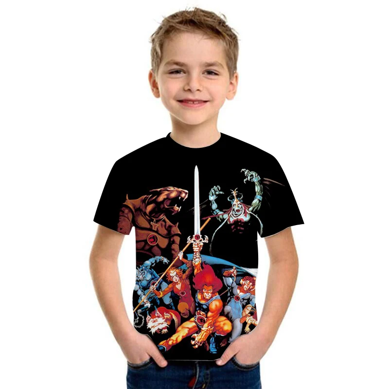 Thundercat Boys T-Shirt Funny Anime Kid Tops 2-9 Years Children Tops Summer Tee Short Sleeve 3D Cartoon Short Sleeve Kids Shirts
Thundercat Boys T-Shirt Funny Anime Kid Tops 2-9 Years Children Tops Summer Tee Short Sleeve 3D Cartoon Short Sleeve Kids Shirts