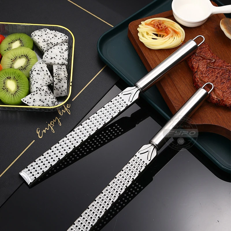 Cheese Grater Lemon Zester Grater Multi-purpose Stainless Steel Sharp cheese Chocolate shaving tool kitchen gadgets accessories
Cheese Grater Lemon Zester Grater Multi-purpose Stainless Steel Sharp cheese Chocolate shaving tool kitchen gadgets accessories