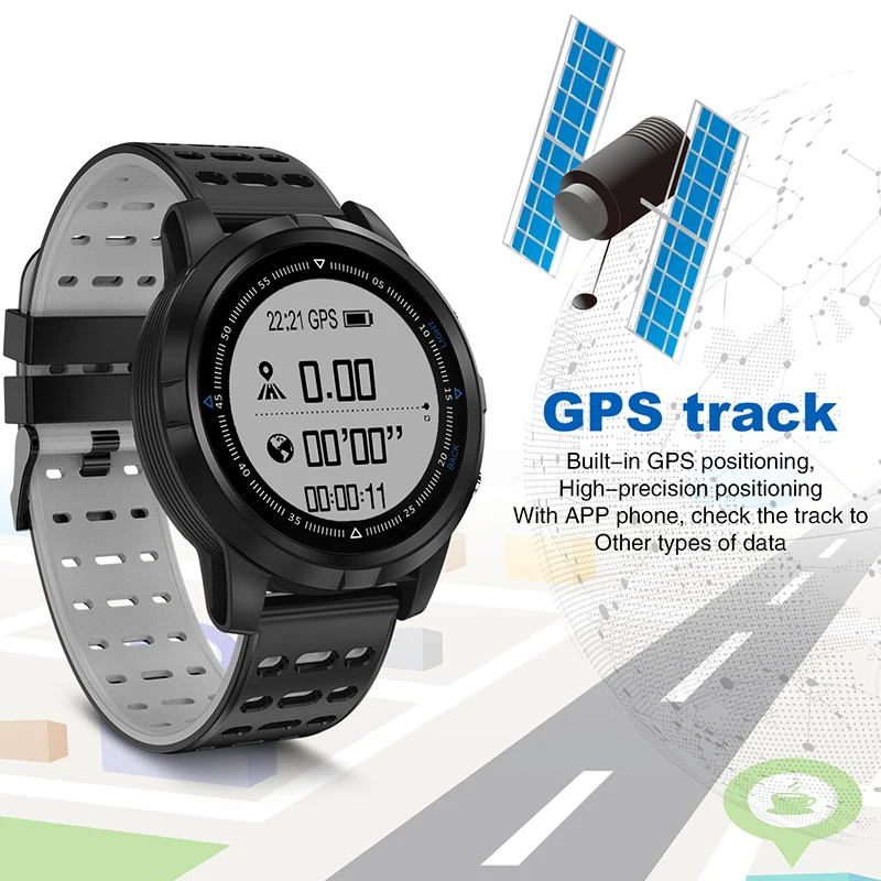 Smartwatch GPS Track IP68 Bluetooth 4.0 G-sensor Smartwatch Heart Rate Detection Men's Watch Fitness Bracelet for IOS Android
Smartwatch GPS Track IP68 Bluetooth 4.0 G-sensor Smartwatch Heart Rate Detection Men's Watch Fitness Bracelet for IOS Android
