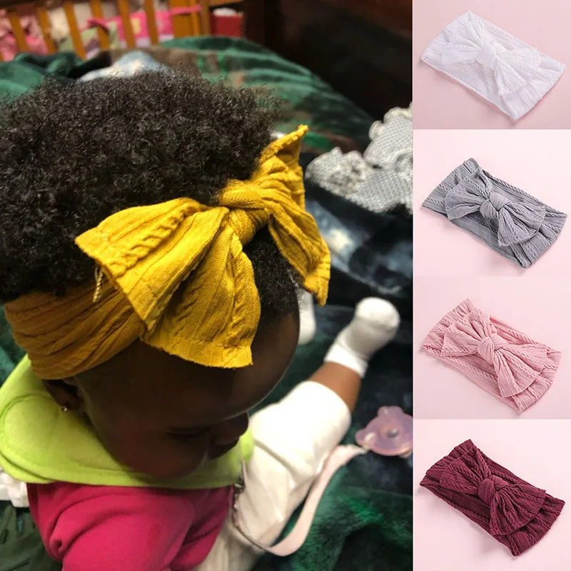 Newborn Baby Girls Headwrap Knitting Jacquard Nylon Hairband Sports Wide Bow Super Soft Headband Children Accessories 2021 New
Newborn Baby Girls Headwrap Knitting Jacquard Nylon Hairband Sports Wide Bow Super Soft Headband Children Accessories 2021 New