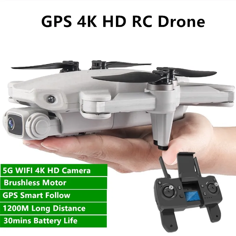GPS Brushless Aerial RC Drone 30mins 1200m 5G WIFI 4K HD Dual Camera GPS Smart Follow Remote Control Quadcopter VS F3 F11 PRO
GPS Brushless Aerial RC Drone 30mins 1200m 5G WIFI 4K HD Dual Camera GPS Smart Follow Remote Control Quadcopter VS F3 F11 PRO