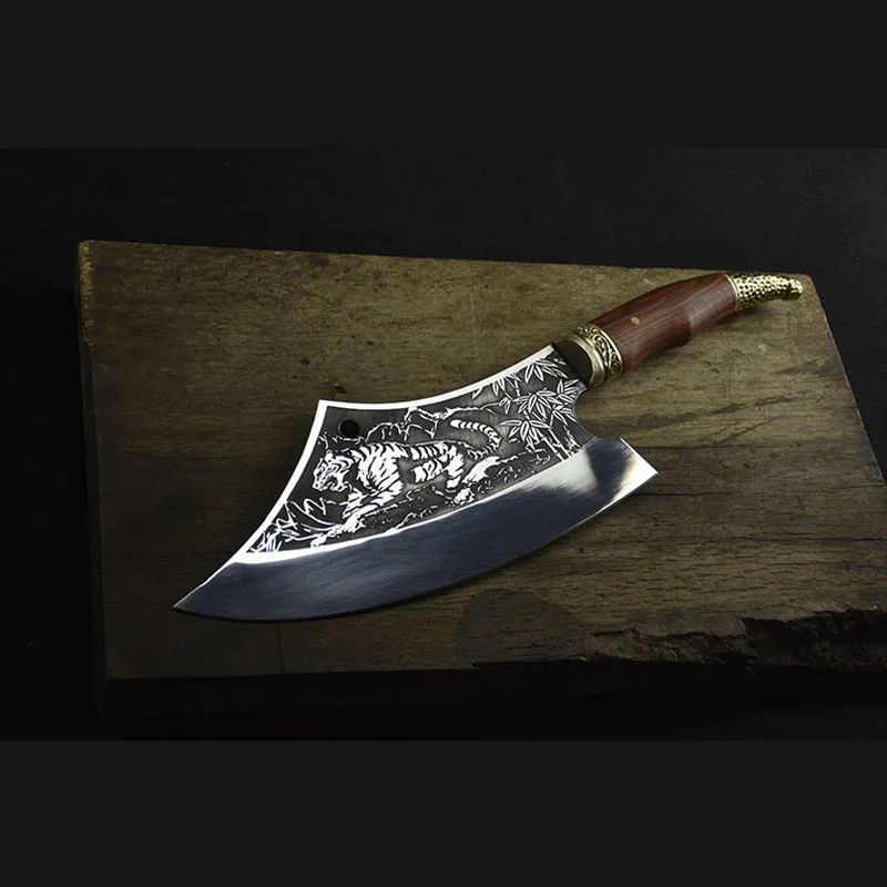 Little Cook professional Chinese kitchen chef knife Multifunctional meat cleaver vegetable cutter Fixed blade Cooking tools
Little Cook professional Chinese kitchen chef knife Multifunctional meat cleaver vegetable cutter Fixed blade Cooking tools
