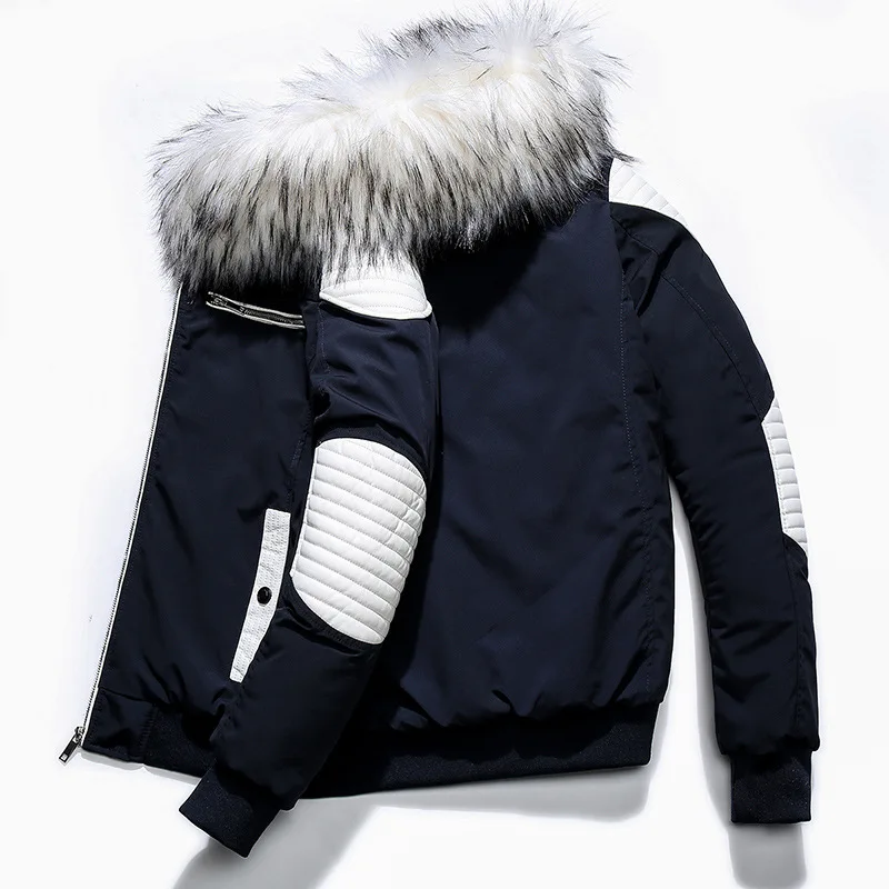 Winter jacket men's clothing thick warm cotton parka coat casual fur hooded fleece long men's jacket windbreaker men
Winter jacket men's clothing thick warm cotton parka coat casual fur hooded fleece long men's jacket windbreaker men