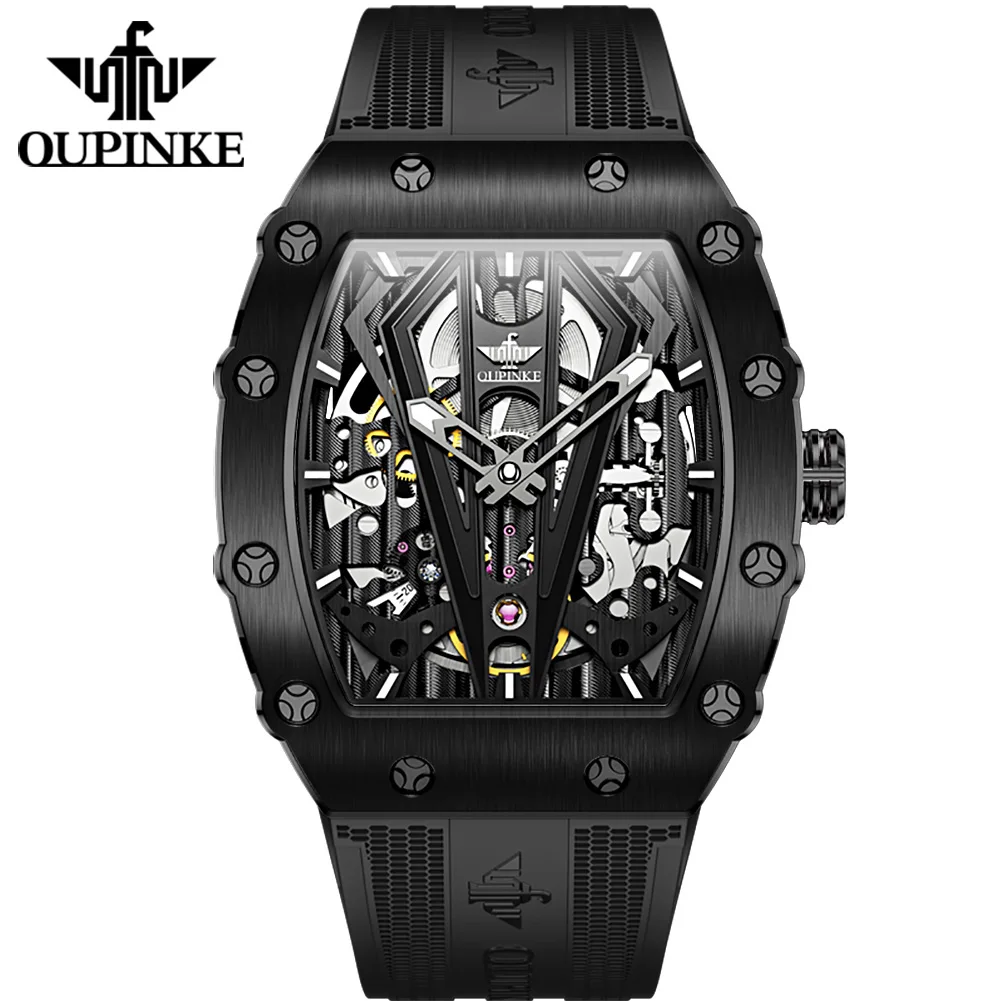 Mechanical Watch Men Automatic Skeleton Wristwatches Diving Luxury Richard Brand Shockproof Tourbillon Square Rectangular Clock
Mechanical Watch Men Automatic Skeleton Wristwatches Diving Luxury Richard Brand Shockproof Tourbillon Square Rectangular Clock