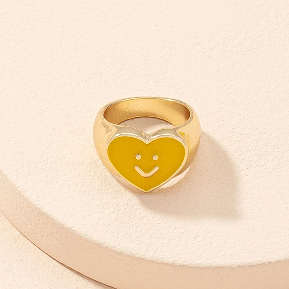 New Lovely Punk Hyperbole Rings Hand-painted Colorful Enamel Gold Color Geometric Irregular Rings for Women Jewelry Gift Vintage
New Lovely Punk Hyperbole Rings Hand-painted Colorful Enamel Gold Color Geometric Irregular Rings for Women Jewelry Gift Vintage