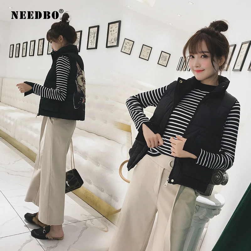 Women Sleeveless Jacket Women's Vest Jackets Winter Outerwear Tops Plus Size Autumn Female Vest Padded Warm Waistcoatt
Women Sleeveless Jacket Women's Vest Jackets Winter Outerwear Tops Plus Size Autumn Female Vest Padded Warm Waistcoatt