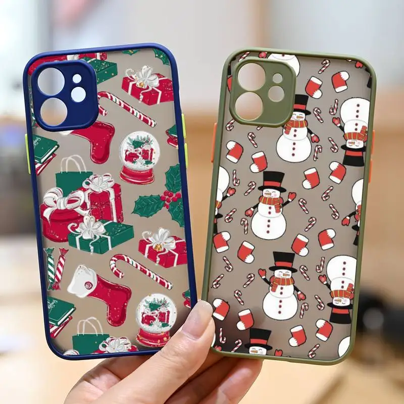Merry Christmas Elk snowman Phone Case matte transparent For iphone 11 12 13 6 s 7 8 plus mini x xs xr pro max cover
Merry Christmas Elk snowman Phone Case matte transparent For iphone 11 12 13 6 s 7 8 plus mini x xs xr pro max cover