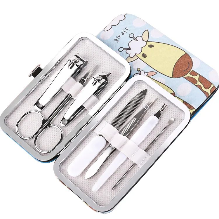 7pcs Steel Nail Clippers Set Professional Scissors Suit With Cute Cartoon Box Trimmer Grooming Manicure Cutter Kits Nail Tools
7pcs Steel Nail Clippers Set Professional Scissors Suit With Cute Cartoon Box Trimmer Grooming Manicure Cutter Kits Nail Tools