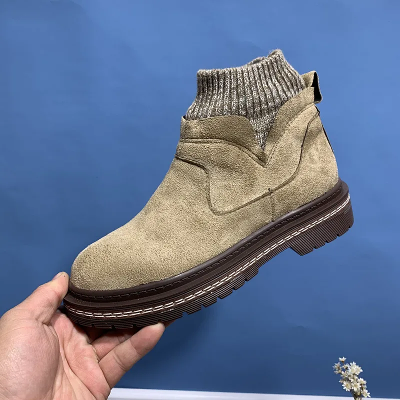 Chelsea Boots Women 2020 Winter New Flat Casual Shoes Women Retro Sleeve Woolen Women Boots Platform Ankle Boots Ladies Botas
Chelsea Boots Women 2020 Winter New Flat Casual Shoes Women Retro Sleeve Woolen Women Boots Platform Ankle Boots Ladies Botas