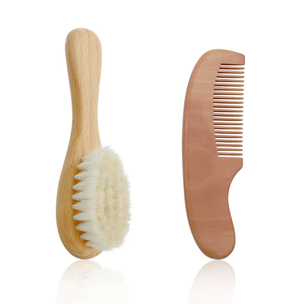 Wooden Comb Wool Brush Baby Shower, Shampoo Bath Soft Skin Cleaning Baby Wash Two-piece Care Tool
Wooden Comb Wool Brush Baby Shower, Shampoo Bath Soft Skin Cleaning Baby Wash Two-piece Care Tool
