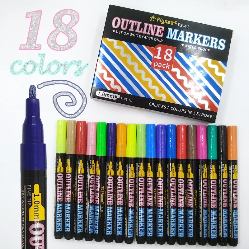 18 Colors Acrylic Paint Marker Pens Water-Based Paint Markers for Easter Eggs, Glass, Ceramic, Canvas
18 Colors Acrylic Paint Marker Pens Water-Based Paint Markers for Easter Eggs, Glass, Ceramic, Canvas