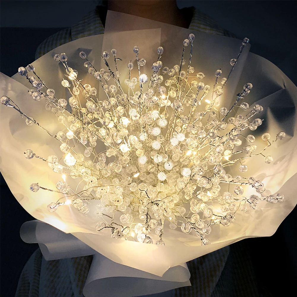 2 M 20 lamps Gypsophila lights beaded flowers Valentine's day gift flowers Light LED Night Light Wedding Party Garland Decor
2 M 20 lamps Gypsophila lights beaded flowers Valentine's day gift flowers Light LED Night Light Wedding Party Garland Decor