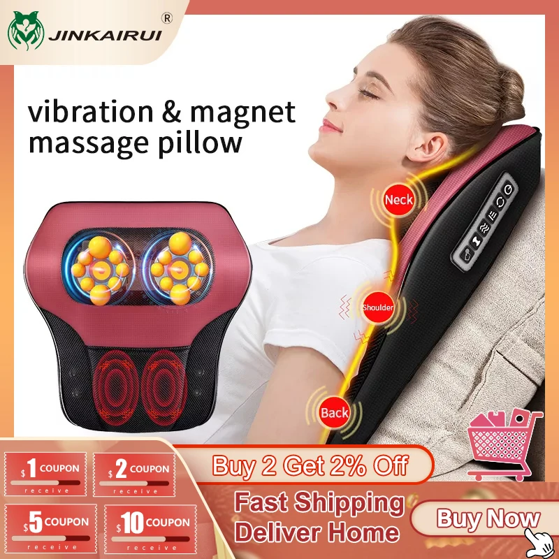 Jinkairui Massage Pillow Neck Back Massager Vibrating Relaxation Shoulder and Neck Multifunctional Electric Spine Massage Pillow
Jinkairui Massage Pillow Neck Back Massager Vibrating Relaxation Shoulder and Neck Multifunctional Electric Spine Massage Pillow