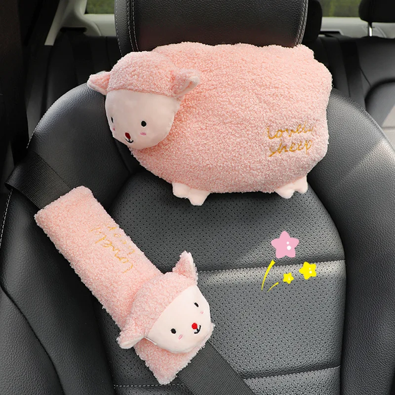 Car headrest female cute cartoon pair of car seat neck pillow creative shoulder cover decoration
Car headrest female cute cartoon pair of car seat neck pillow creative shoulder cover decoration