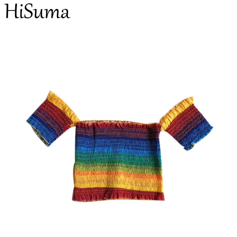 Women Summer Flare Sleeve Slash Neck Basic Ruffles Striped Shirt Lady Off Shoulder Sexy Elastic Slim Pullover Mini Blouse Tops
Women Summer Flare Sleeve Slash Neck Basic Ruffles Striped Shirt Lady Off Shoulder Sexy Elastic Slim Pullover Mini Blouse Tops