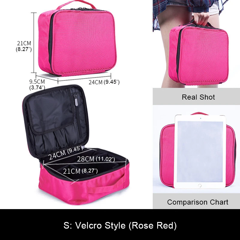 Multifunction Portable Travel Cosmetic Bag Man Women Professinal Mkeup Bags Waterproof Multi-storey Cosmetic Storage Organizer 
Multifunction Portable Travel Cosmetic Bag Man Women Professinal Mkeup Bags Waterproof Multi-storey Cosmetic Storage Organizer