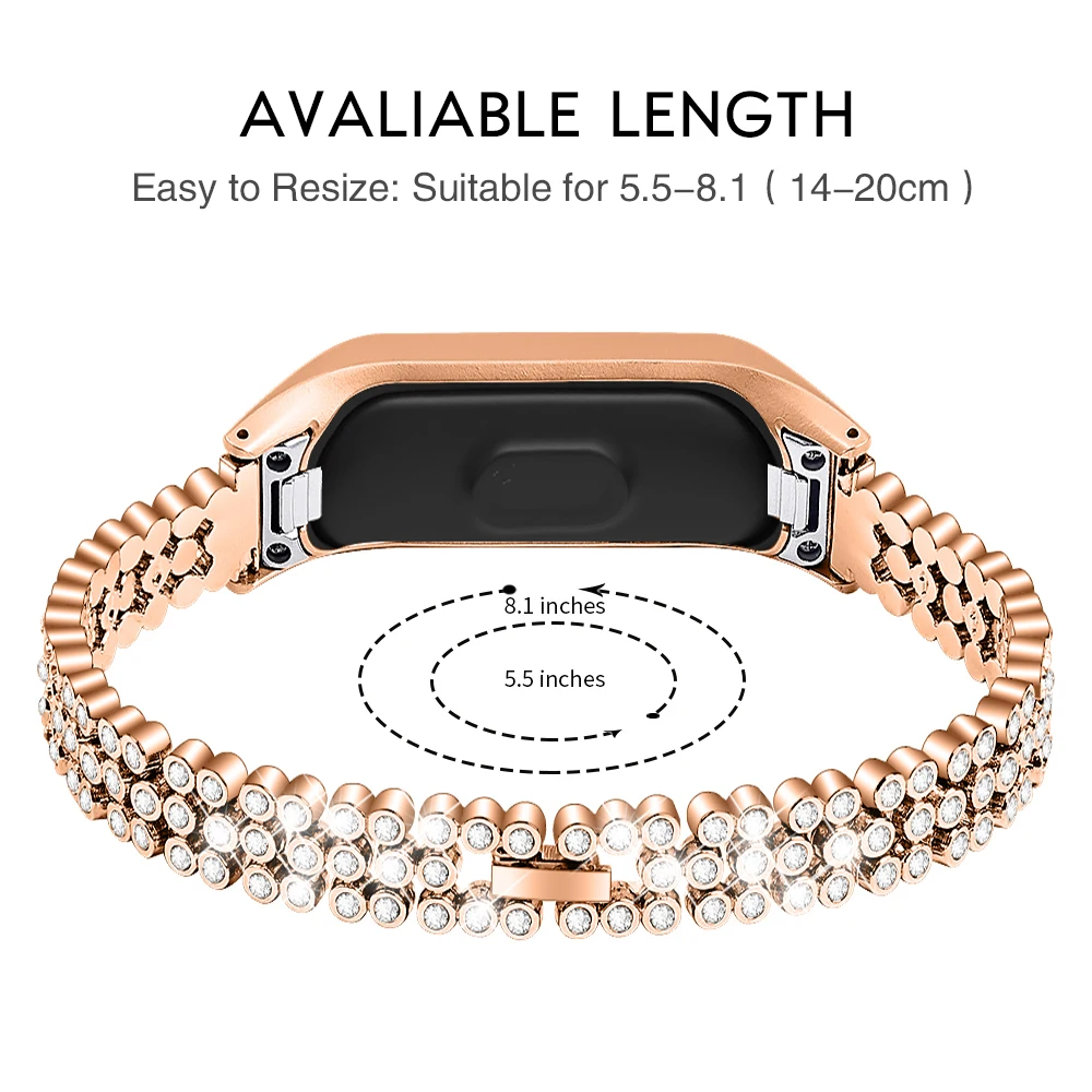 12mm Women Diamond Metal Bracelet Strap for Samsung Galaxy Fit-e Watch Band SM-R375 Fashion Wristband Belt Accessories
12mm Women Diamond Metal Bracelet Strap for Samsung Galaxy Fit-e Watch Band SM-R375 Fashion Wristband Belt Accessories