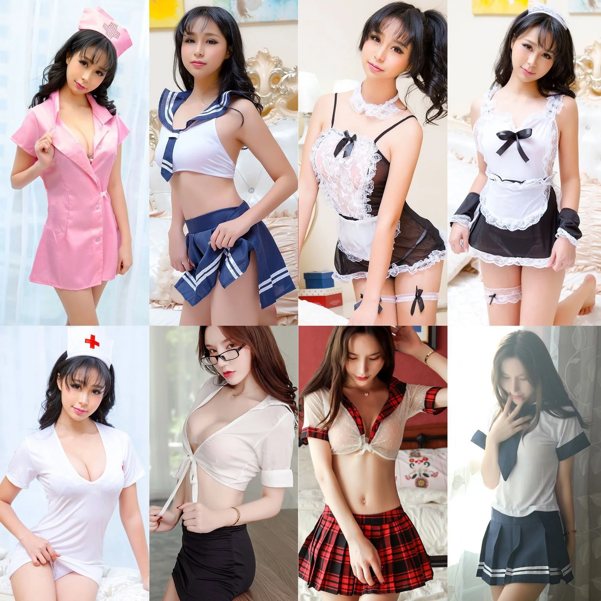 Sexy underwear sexy maid uniform student dress stewardess policewoman maid allure Secretary nurse uniform suit
Sexy underwear sexy maid uniform student dress stewardess policewoman maid allure Secretary nurse uniform suit