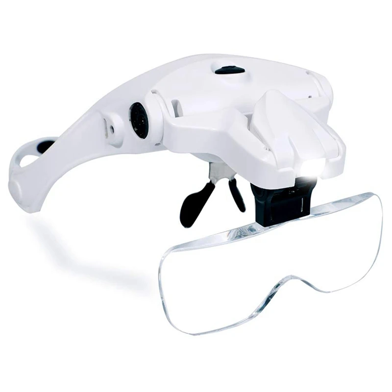 Hands Free Headband Magnifying Glass, Usb Charging Head Magnifier With Led Light Jewelry Craft Watch Hobby 5 Lenses 1.0X 1.5X 2.
Hands Free Headband Magnifying Glass, Usb Charging Head Magnifier With Led Light Jewelry Craft Watch Hobby 5 Lenses 1.0X 1.5X 2.