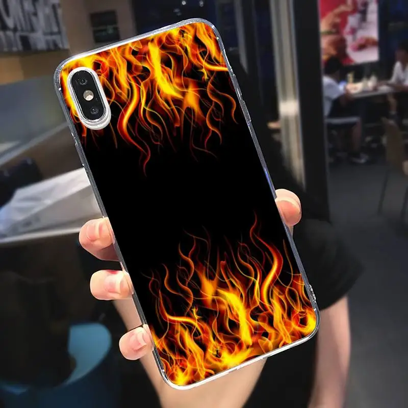 Fire flame pattern Phone Case Transparent for iPhone 6 7 8 11 12 s mini pro X XS XR MAX Plus
Fire flame pattern Phone Case Transparent for iPhone 6 7 8 11 12 s mini pro X XS XR MAX Plus