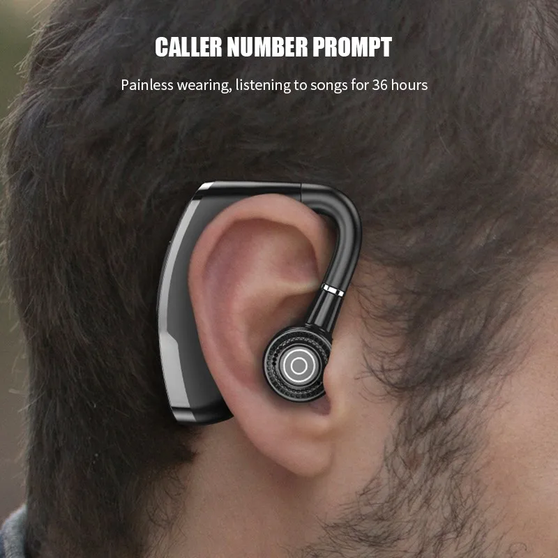 V10P Single Ear Hook Wireless Bluetooth Headphones TWS Business Earphones Earbuds Touch Control Handsfree Call For Smart Phones
V10P Single Ear Hook Wireless Bluetooth Headphones TWS Business Earphones Earbuds Touch Control Handsfree Call For Smart Phones