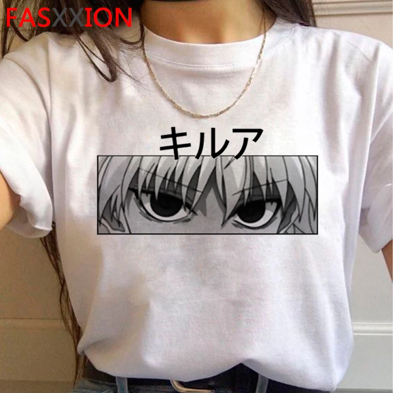 Футболка hunter x killua zoldyck kurapika hxh летний топ Мужская футболка с принтом harajuku kawaii