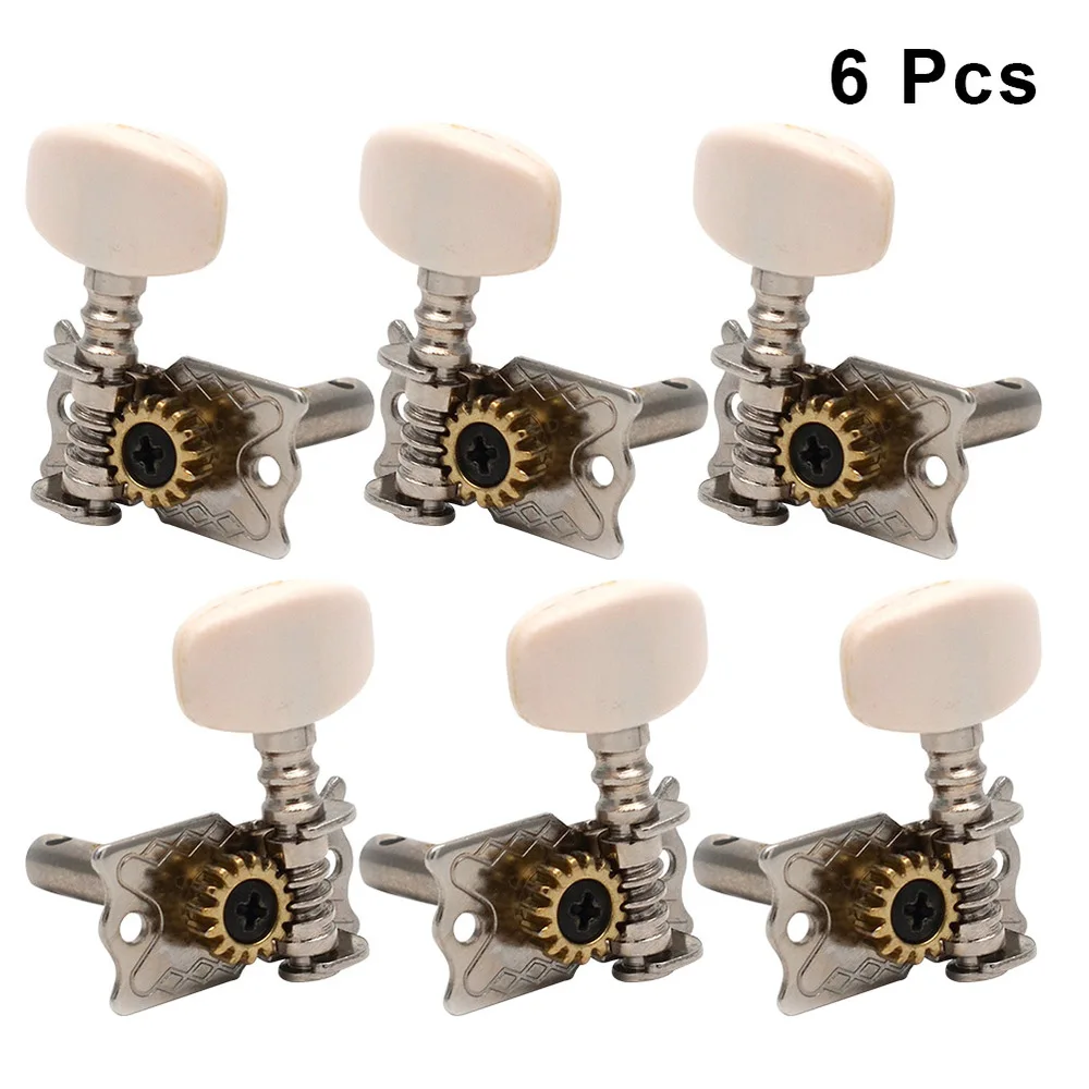 6PCS Tuning Pegs Classical Circular Retro Gear Metal Tuning Pegs for Ukulele Acoustic Guitar
6PCS Tuning Pegs Classical Circular Retro Gear Metal Tuning Pegs for Ukulele Acoustic Guitar