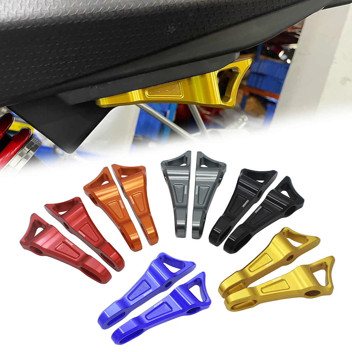 Semspeed For Aprilia RS660 2020-2021 CNC Rear Passenger Pedals Eliminator Side Padding Bracket Decorative Blocking Bracket Plate
Semspeed For Aprilia RS660 2020-2021 CNC Rear Passenger Pedals Eliminator Side Padding Bracket Decorative Blocking Bracket Plate