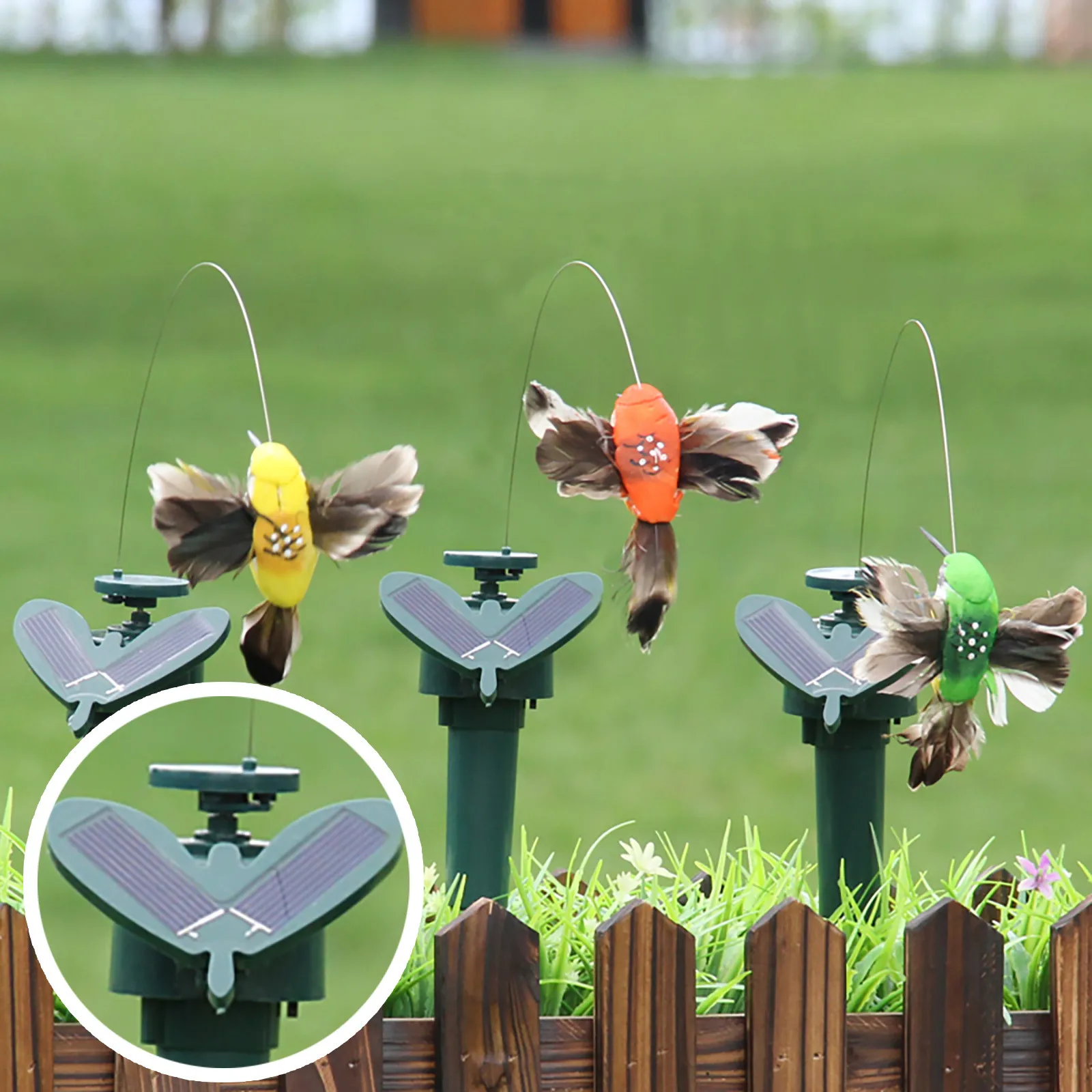 Beautiful Vibration Solar Power Dancing Flying Fluttering Butterflies Hummingbird 1 pcs Sunflower Yard Garden Decor
Beautiful Vibration Solar Power Dancing Flying Fluttering Butterflies Hummingbird 1 pcs Sunflower Yard Garden Decor