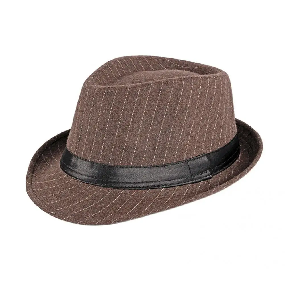 Men Hat Stylish Flexible All Match Stripe Design Fedora Hat for Daily Wear Jazz Cap Fedora Hat
Men Hat Stylish Flexible All Match Stripe Design Fedora Hat for Daily Wear Jazz Cap Fedora Hat