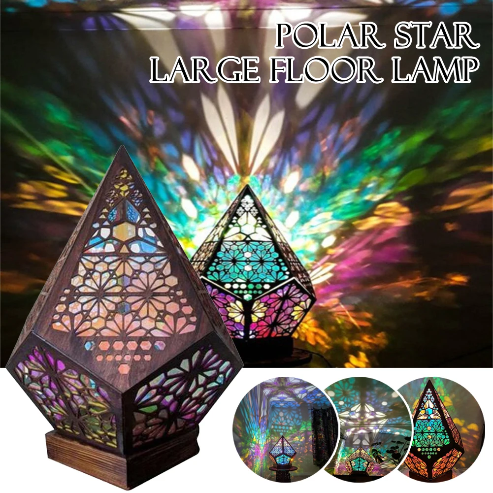Bohemian Light Polar Star Floor Diamond Lamp 3D Projection Light Projector Night Light Bedroom Living Room Kitchen Home Decor
Bohemian Light Polar Star Floor Diamond Lamp 3D Projection Light Projector Night Light Bedroom Living Room Kitchen Home Decor