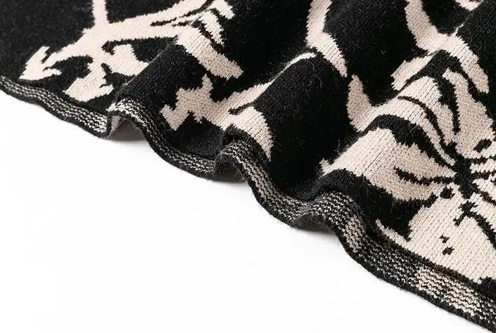 Winter Fall Fashion Women Female Turtleneck Floral Pattern Knitted Sweater Dress , Autumn Casual Womens Flower Sweaters Dresses
Winter Fall Fashion Women Female Turtleneck Floral Pattern Knitted Sweater Dress , Autumn Casual Womens Flower Sweaters Dresses