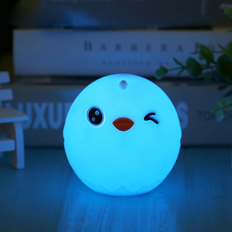 LED Night Lamp Touch Sensor Chick Silicone Animal Light Colorful Child Holiday Gift Creative Bedroom Desktop Decor Lamp Toys
LED Night Lamp Touch Sensor Chick Silicone Animal Light Colorful Child Holiday Gift Creative Bedroom Desktop Decor Lamp Toys