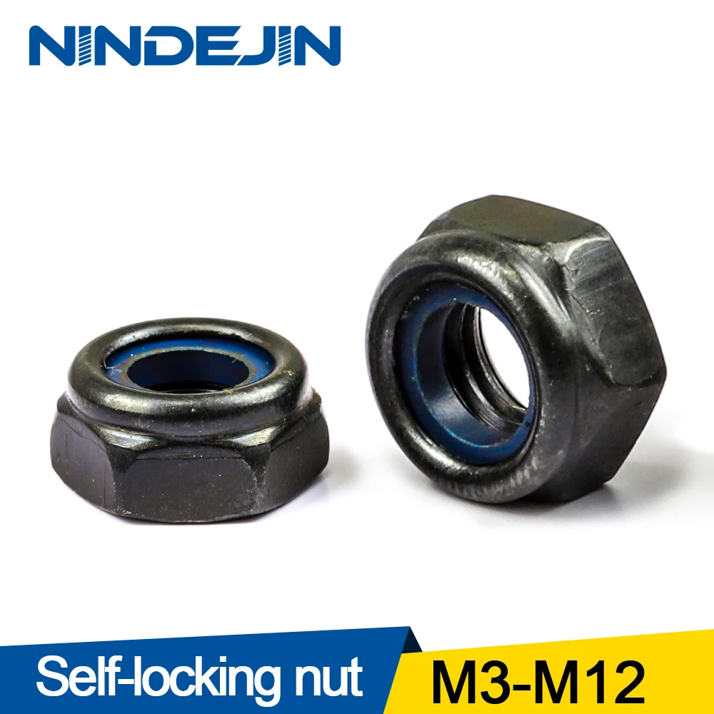 NINDEJIN black nylon lock nut 304 Stainless Steel zinc-plated Hex Hexagon self locking nut M3 M4 M5 M6 M8 M10 M12 lock nut
NINDEJIN black nylon lock nut 304 Stainless Steel zinc-plated Hex Hexagon self locking nut M3 M4 M5 M6 M8 M10 M12 lock nut