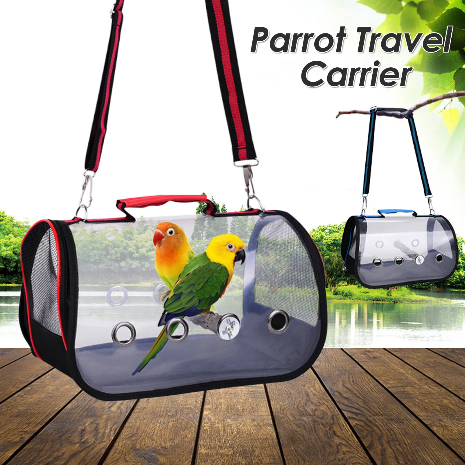 Portable Bird Cage Pet Parrot Travel Carrier Transparent Bird Carrier CagePet Bag Bird Parrots Cage Airy Travel Bag
Portable Bird Cage Pet Parrot Travel Carrier Transparent Bird Carrier CagePet Bag Bird Parrots Cage Airy Travel Bag