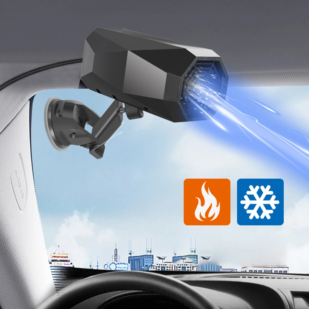 2 in 1 Heating Cooling Car Heater with Adjustable Suction Cup Bracket Automobile Fast Heating Defroster Windshield Fan warm
2 in 1 Heating Cooling Car Heater with Adjustable Suction Cup Bracket Automobile Fast Heating Defroster Windshield Fan warm