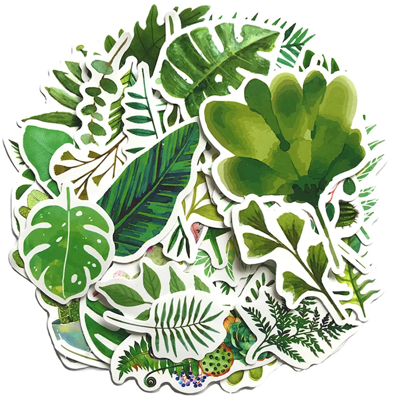 50PCS Green Shadow Plant Fern Leaf Stickers For Case Suitcase DIY Laptop Guitar Skateboard Toy Lovely Decals Sticker
50PCS Green Shadow Plant Fern Leaf Stickers For Case Suitcase DIY Laptop Guitar Skateboard Toy Lovely Decals Sticker