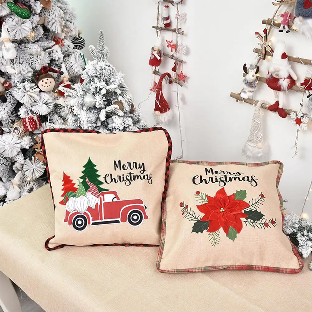 Christmas Cartoon Pillowcase Flower Car Quartet Pillow Cover Santa Claus Car Christmas Tree Print Pattern Sofa Cushion Cover
Christmas Cartoon Pillowcase Flower Car Quartet Pillow Cover Santa Claus Car Christmas Tree Print Pattern Sofa Cushion Cover