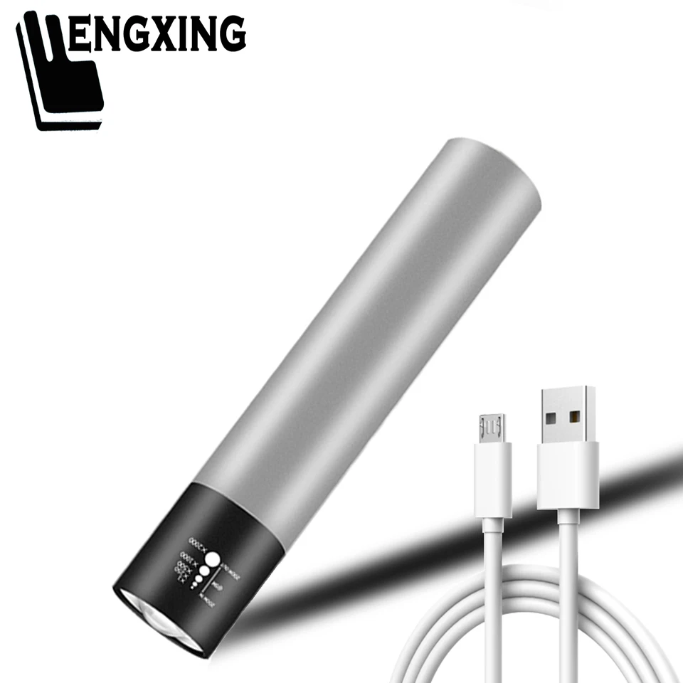 Torch Z50 USB Rechargeable LED Flashlight With T6 LED Built-in 1200mAh lithium battery Waterproof camping light Zoomable
Torch Z50 USB Rechargeable LED Flashlight With T6 LED Built-in 1200mAh lithium battery Waterproof camping light Zoomable